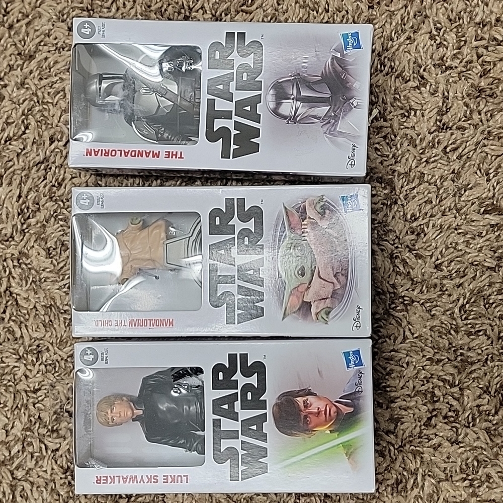 Star Wars (Luke Skywalker, yoda, mandalorian)